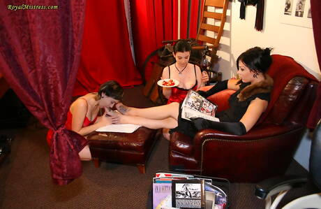 Royal Mistress are proud to present you with a free pictures featuring bewitching belle in femdom porn